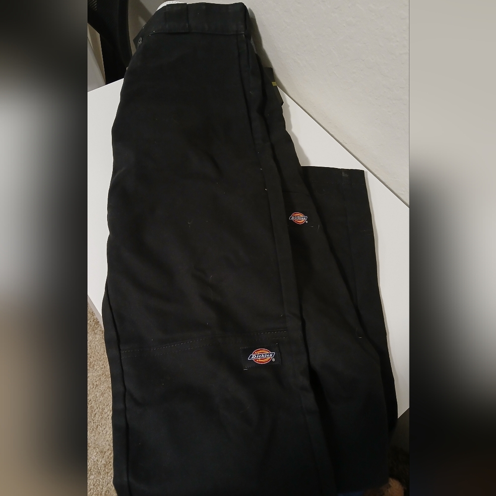 NWT Men's Dickies Black Twill Skinny Work‎ Pants - Picture 5 of 13